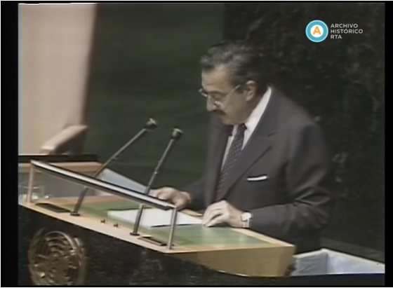 Alfonsín en la ONU