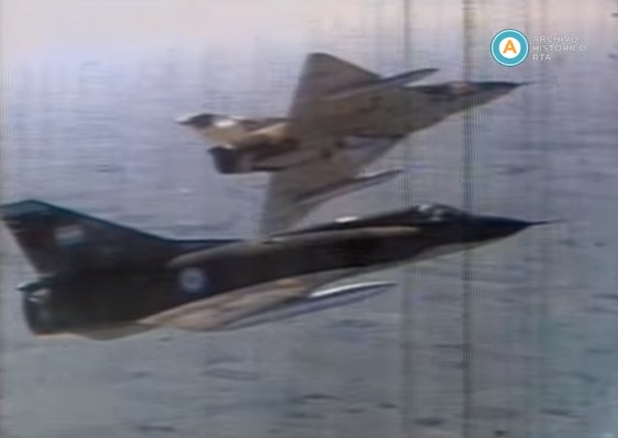 [Imágenes de stock: la Fuerza Aérea Argentina en la guerra de Malvinas]