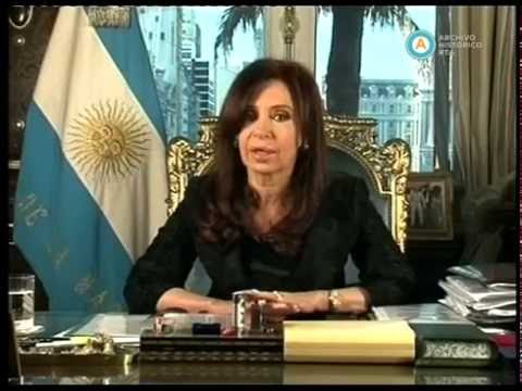 [Cadena nacional: mensaje de Cristina Fernández tras la muerte de Néstor Kirchner]