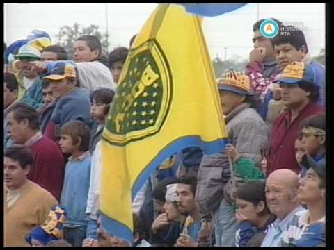 Boca Juniors juega amistoso a beneficio en La Rioja, 06-04-1999