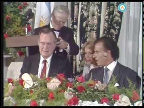 [Visita del presidente George H. W. Bush a la Argentina]