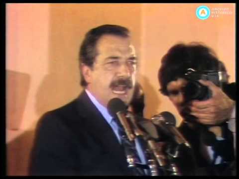 [Cadena nacional: el presidente Alfonsín a cien días de gobierno] (incompleto)