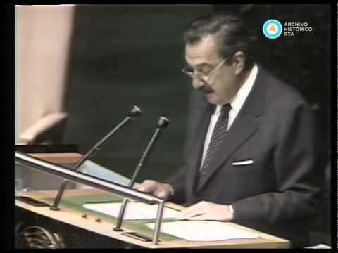 Discurso de Alfonsín en la ONU, 1984 (Parte II)