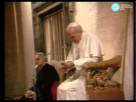 [Juan Pablo II anuncia el acuerdo por el Beagle entre Argentina y Chile] (incompleto)
