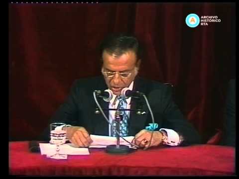 [Cadena nacional: el presidente Menem inaugura la Convención Nacional Constituyente]