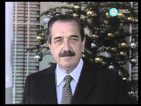 [Cadena nacional: último mensaje de Raúl Alfonsín por Navidad y Año nuevo]