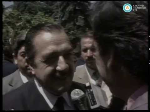 Alfonsín en España: salida del Palacio de la Moncloa, 1984 (II)