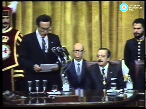 Alfonsín en España: discurso del presidente del Senado, 1984 (V)