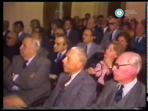 Homenaje al doctor Miguel Ángel Cárcano, circa 1978