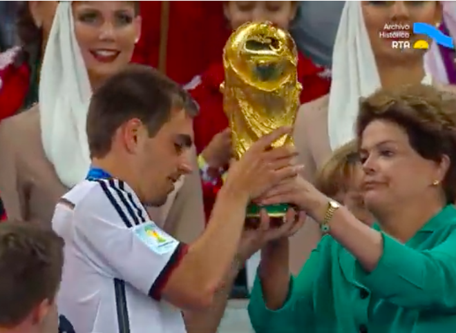 [Mundial FIFA Brasil 2014: Argentina vs Alemania, premiación]