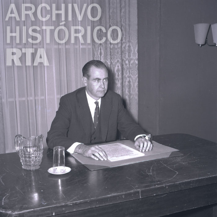 Serie: Ministro de Economía, Dr. Alemann, Agosto 1961